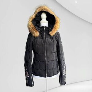 BOGNER Limited Edition Down Racoon Crystals Embroidered US-6